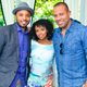 Director Justin Simien with two guests at The Root 100 Release List Reception on Martha’s Vineyard, Mass., Aug. 19, 2014
Getty Images for The Root